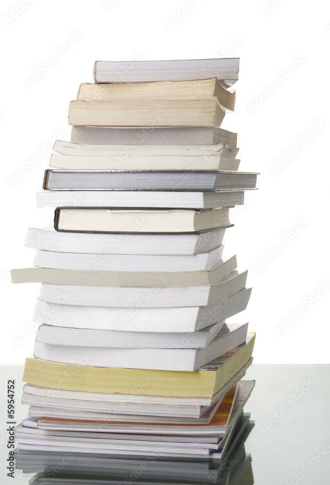 High pile of book High pile of book