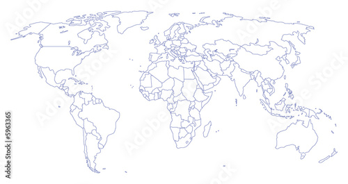Weltkarte  Welt