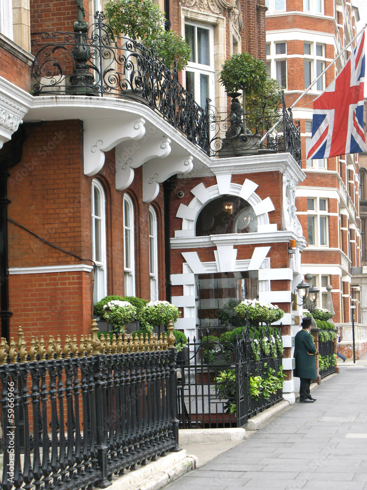 Fototapeta premium London luxury hotel