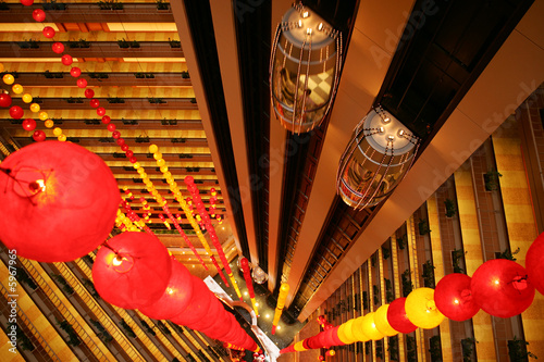 Photography Five star hotel decorated for Chinese NY, Singapore