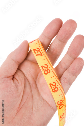 Tape Measure with white background