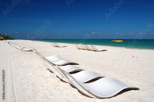 Beautiful beach at Passion Island, Mexico