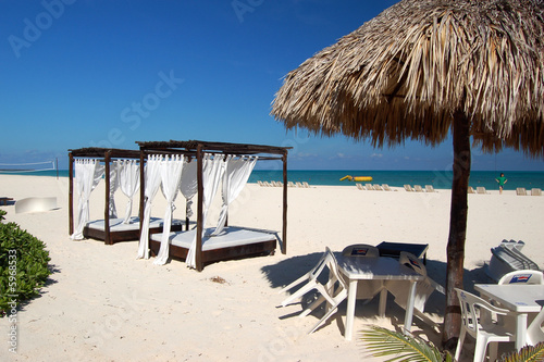 Beautiful beach at Passion Island, Mexico