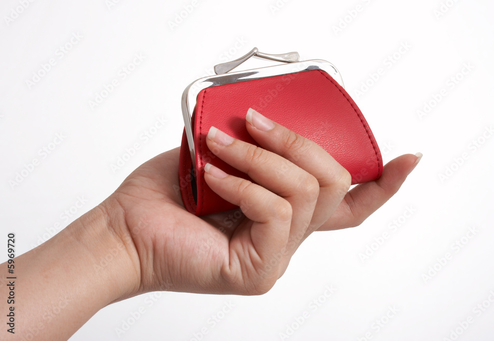 Obraz premium red purse