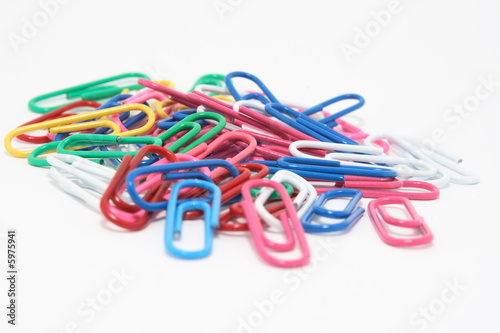 Colored pretty paper-clips