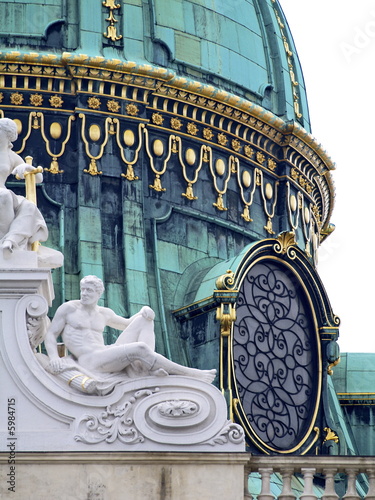 Wien Hofburg Michaelertrakt Michaelerkuppel