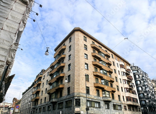 Coin de rue, Milan, Italie