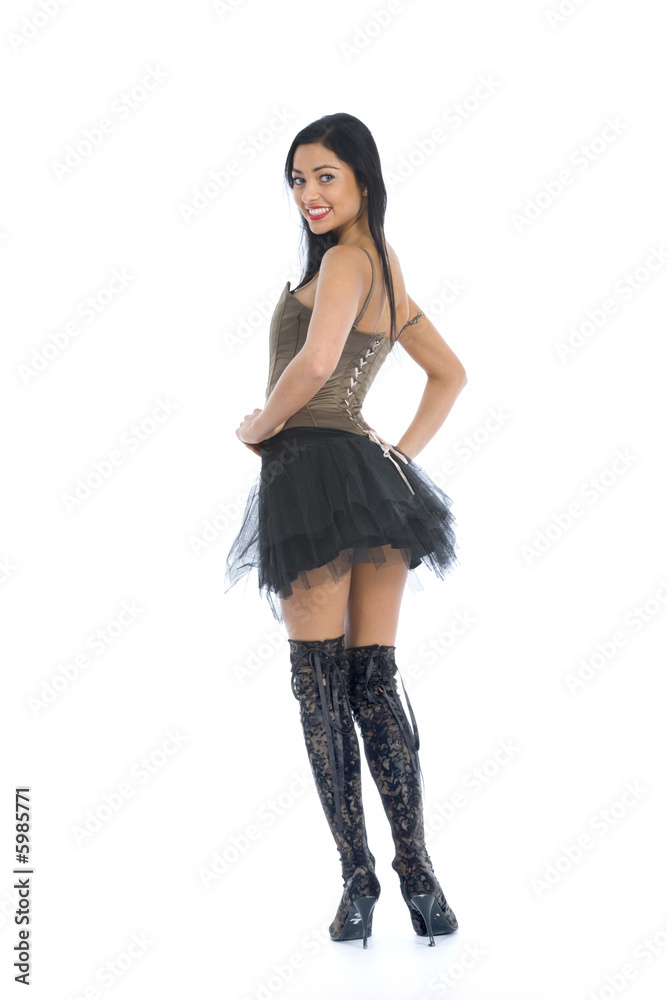 portrait of the brunette on isolated background.. portrait of the brunette on isolated background..
