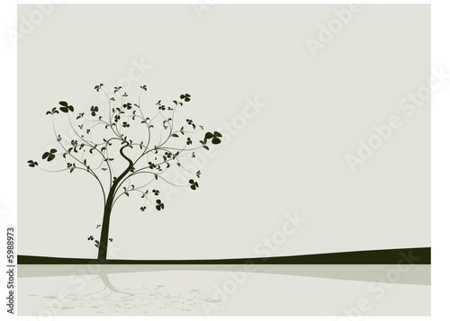 vecteur série - arbre de printemps