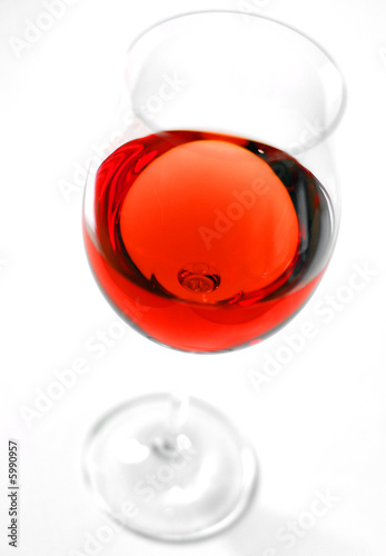 Glas Rotwein