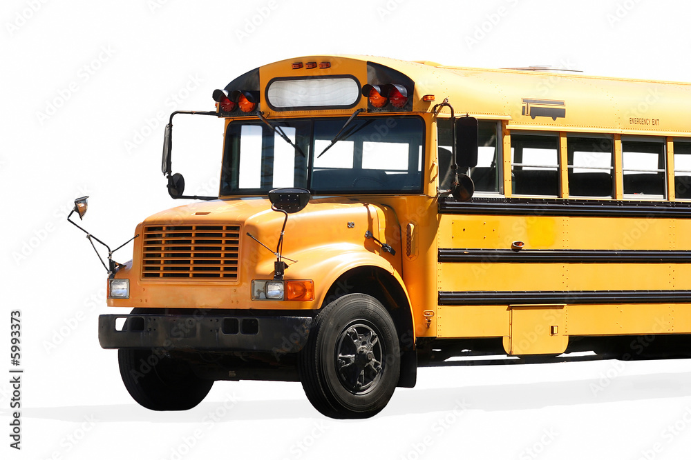 School bus isolated on white School bus isolated on white