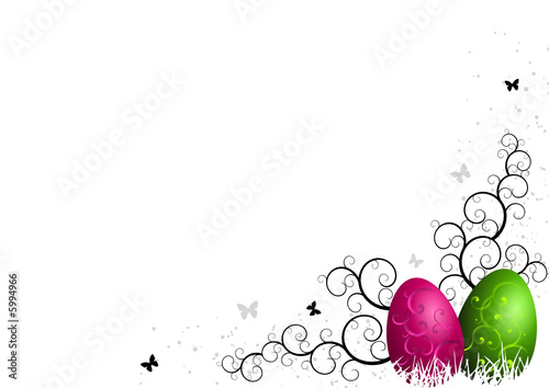 Abstract easter background photo