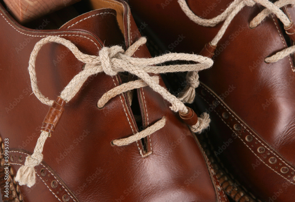 beautiful brown handmade shoes from italy