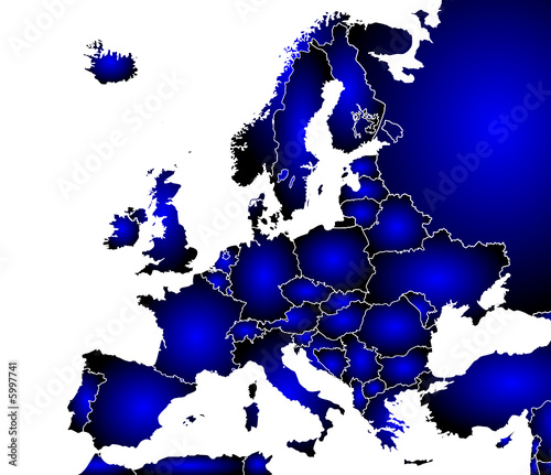 mapa da europa