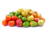 Many Fresh Organic Fruits from the Market .