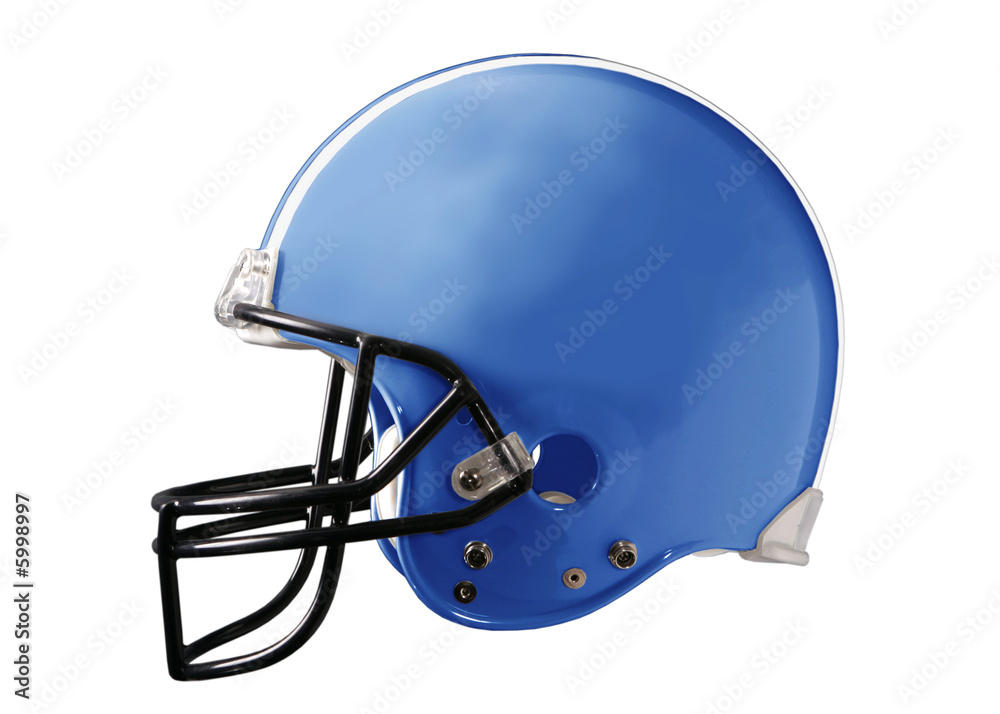 Fototapeta premium Blue Football Helmet
