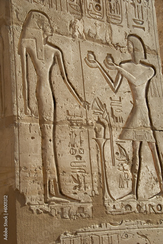 Ancient egyptian bas-relief