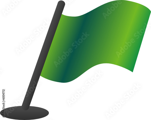 drapeau vert