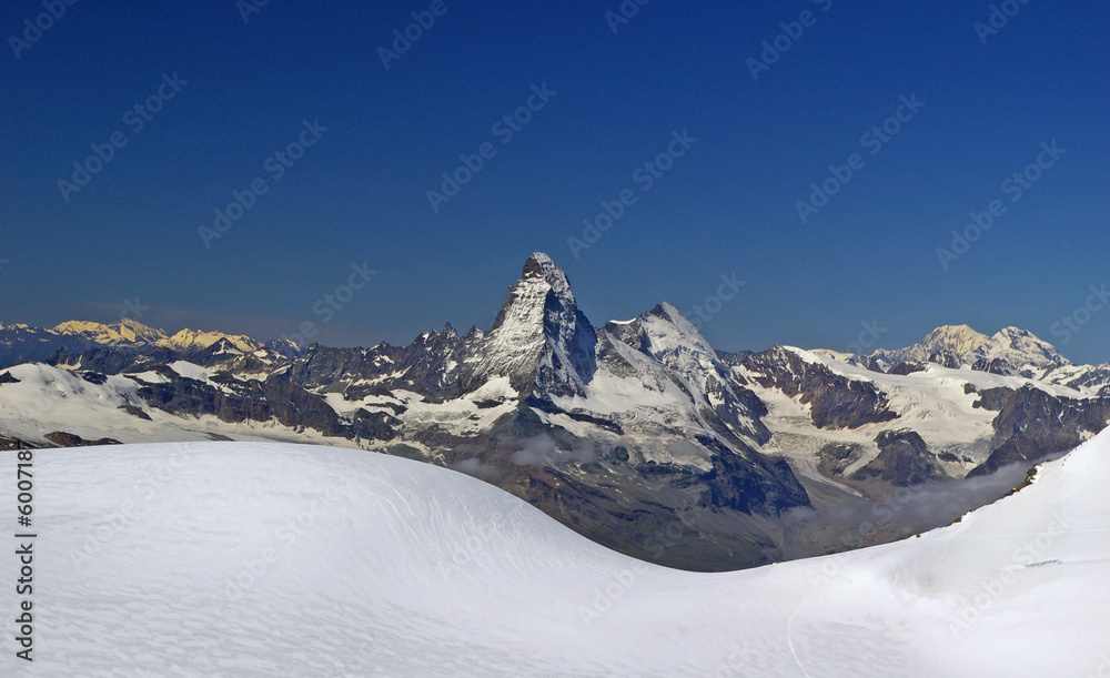 Gletscherblick zum Matterhorn