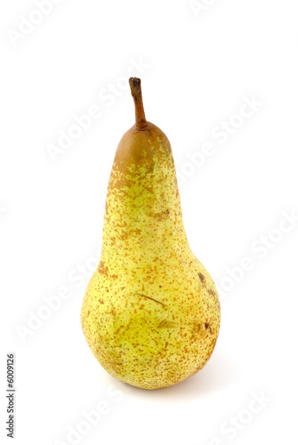 a pear isolated on white 