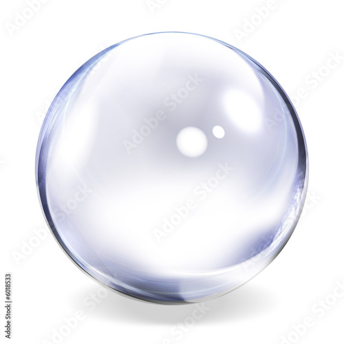 Transparent Glass Sphere photo