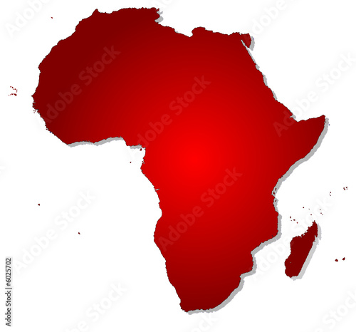mapa de áfrica photo