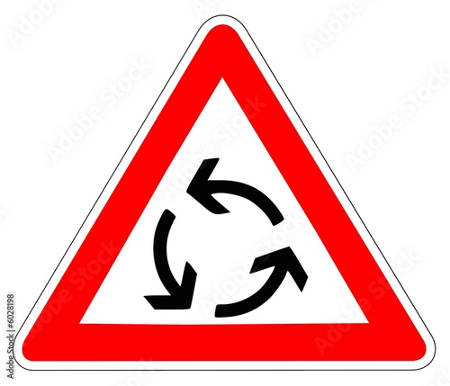 Panneau de Signalisation (Sens giratoire - AB25)
