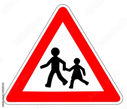 Panneau de Signalisation (Sortie d'ecole - A13A)