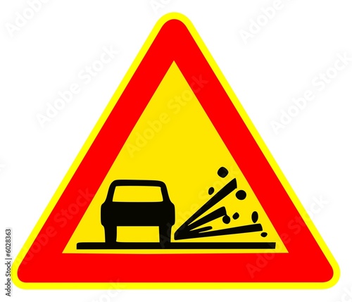 Panneau de Signalisation (Projection de gravillons - AK22)