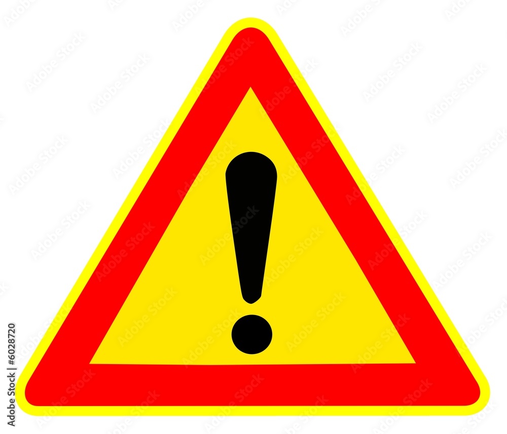 Panneau de Signalisation (Autres dangers - AK14) Panneau de Signalisation (Autres dangers - AK14)