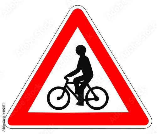 Panneau de Signalisation (Cycliste - A21)