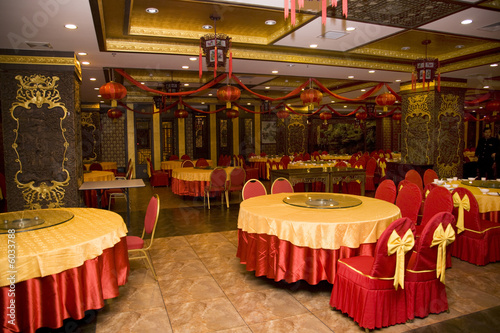 Canvas Print Lunar New Year Decorations Chinese Restaurant China