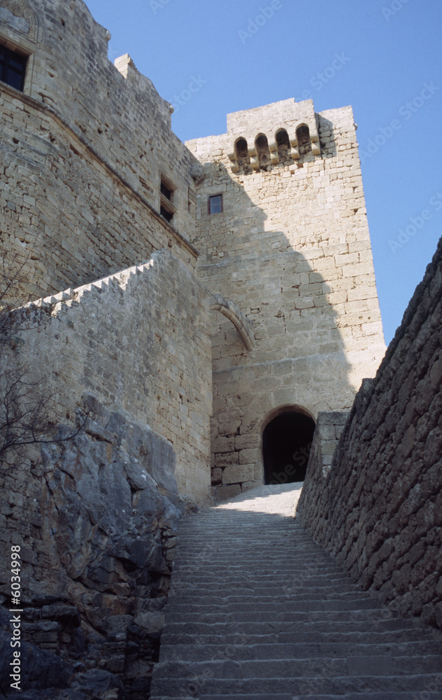 Castle steps