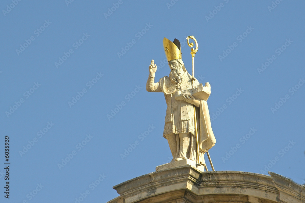 Fototapeta premium statue a dubrovnik