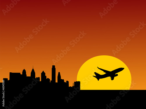 plane taking off  Philadelphia © Stephen Finn