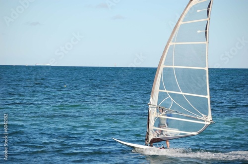 Windsurfing Off of Virginia Key