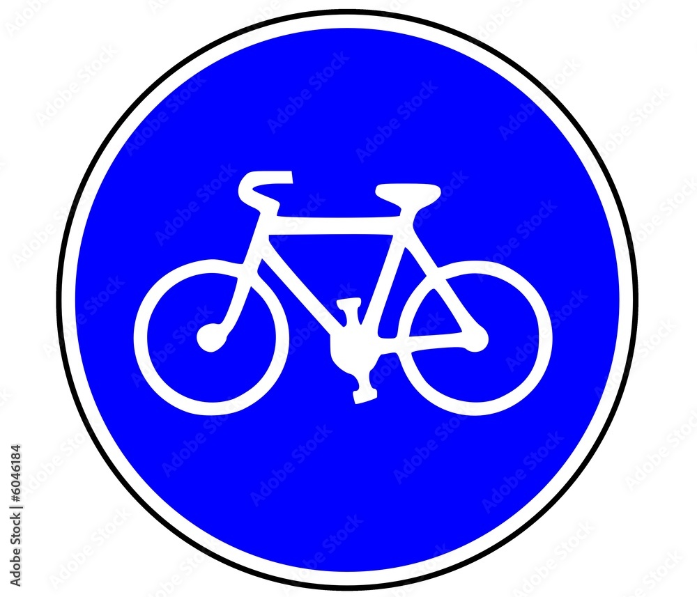 Panneau de Signalisation (Piste pour cycles - B22a) Panneau de Signalisation (Piste pour cycles - B22a)