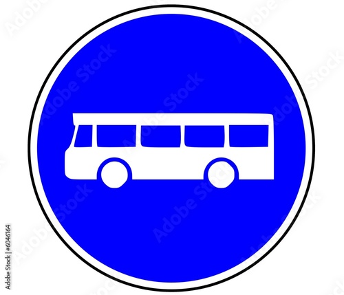 Panneau de Signalisation (Voie pour bus - B27a)