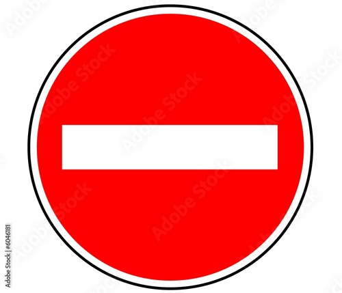 Panneau de Signalisation (Sens interdit - B1)