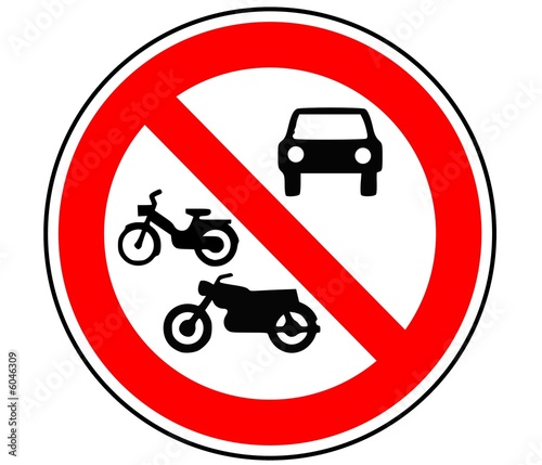Panneau de Signalisation (Acces interdit - B7b)