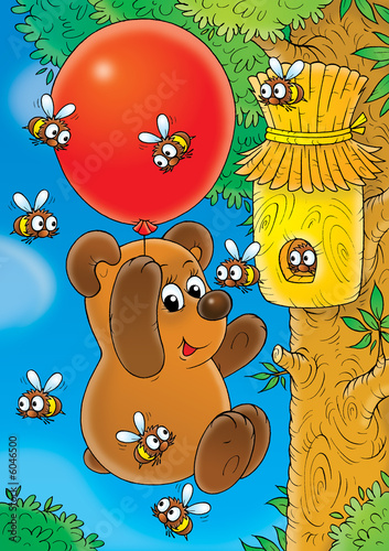 Flying bear