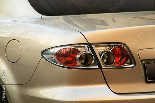 Headlight-detail of the beautiful sports car