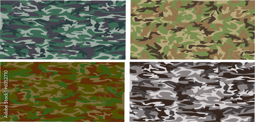 A camouflage pattern that will tile seamlessly