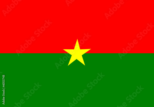 flag burkina faso
