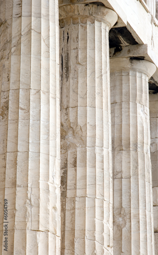 Parthenon columns at the Acropolis is Athens, Greece. Parthenon columns at the Acropolis is Athens, Greece.