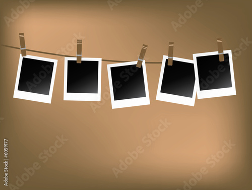Blank polaroids