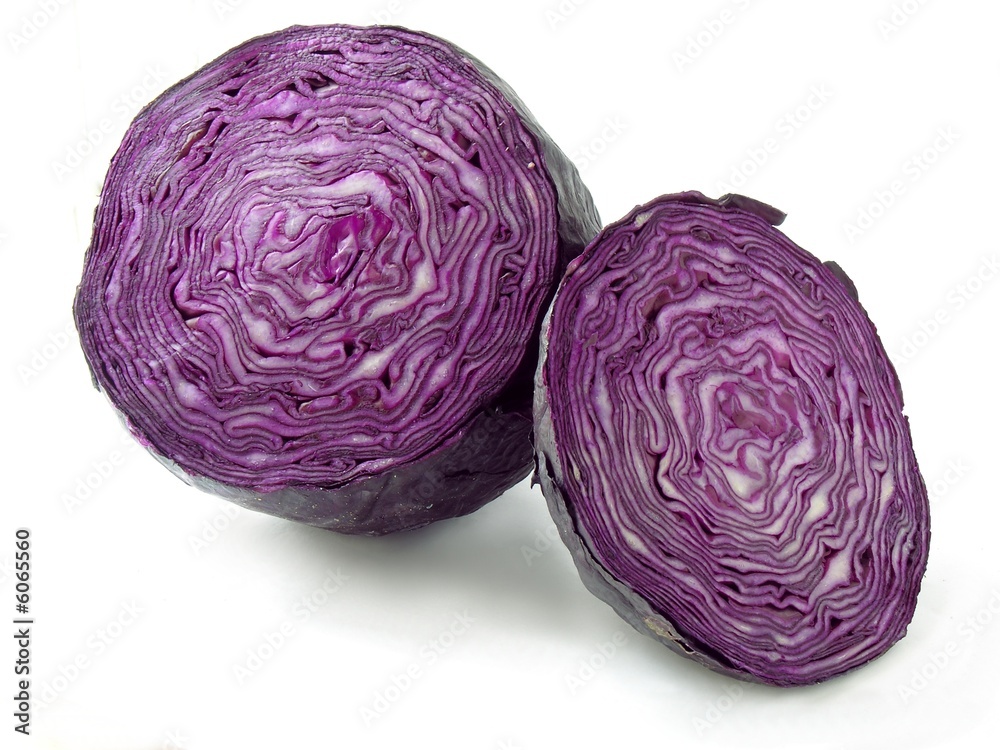 red cabbage cut head red cabbage cut head