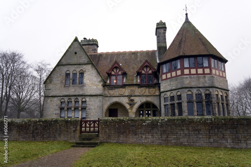 Views of an Old House in the grounds of Fountains Abbey