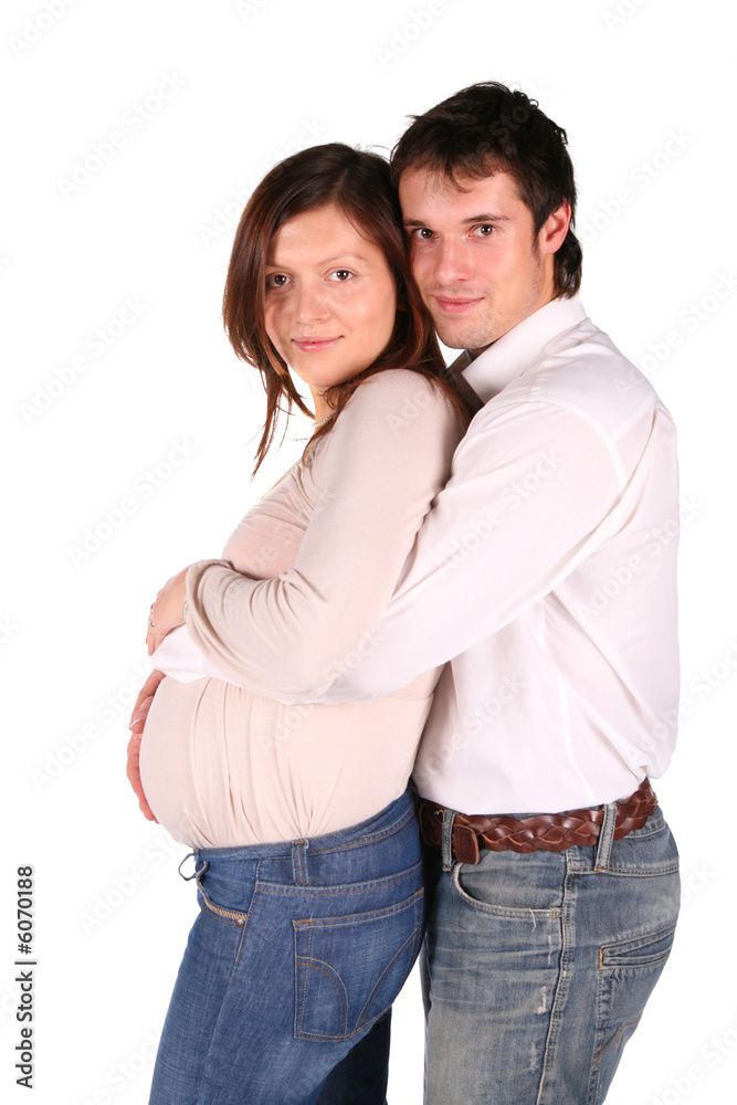 pregnant woman and husband pregnant woman and husband