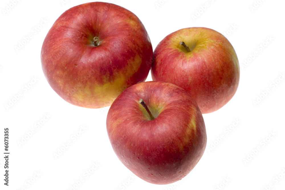 object on white food fruit apple